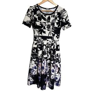 LuLaRoe Unicorn Dipped Floral Amelia Dress Size Small